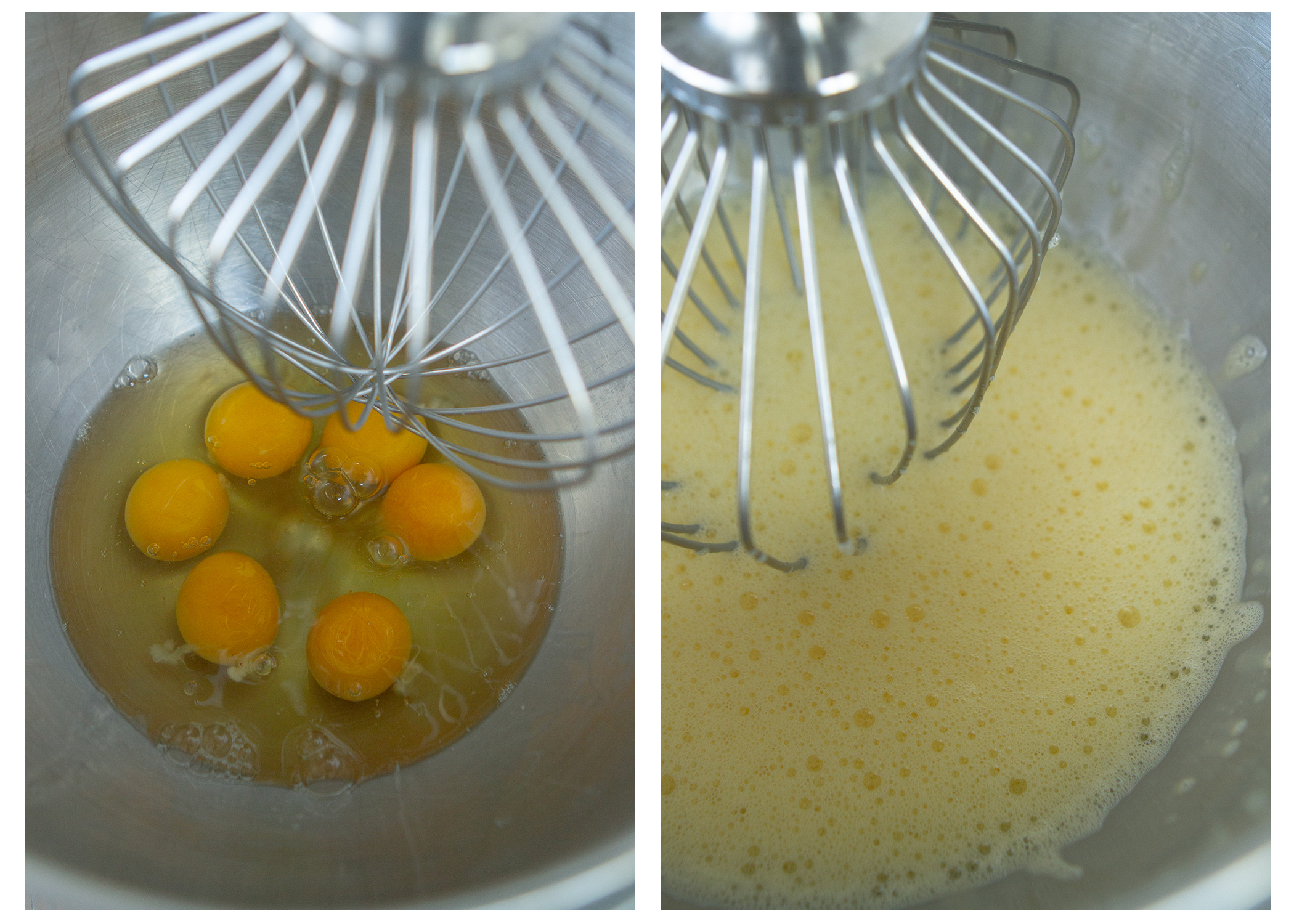 eggs in mixer